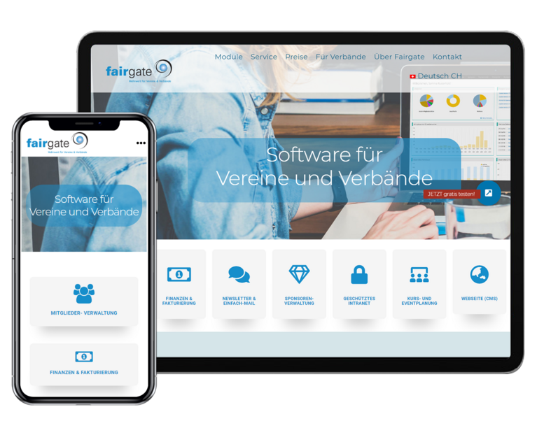 Fairgate AG Tab and Mobile