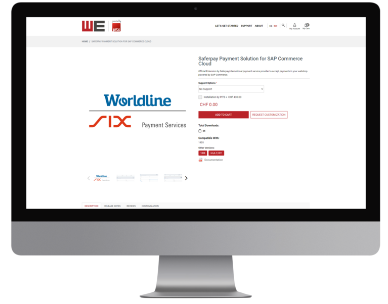 Saferpay Payment Solution for SAP Commerce Cloud