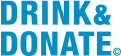 DRINK &amp; DONATE Logo